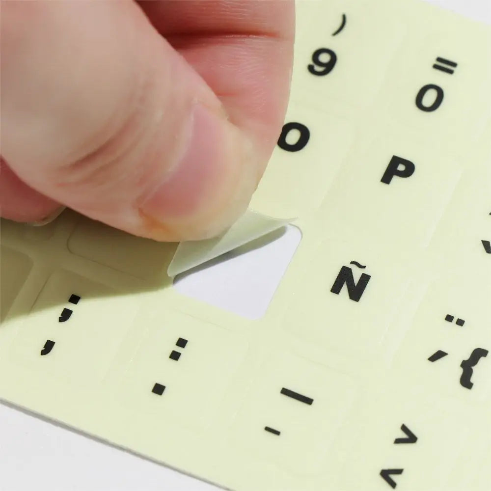 "Laptop Keyboard Sticker Protective Film - Multi-Language"