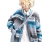 Y2K Striped Knit Cardigan