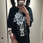 Women’s Y2K Cotton Oversized Graphic T‑Shirt