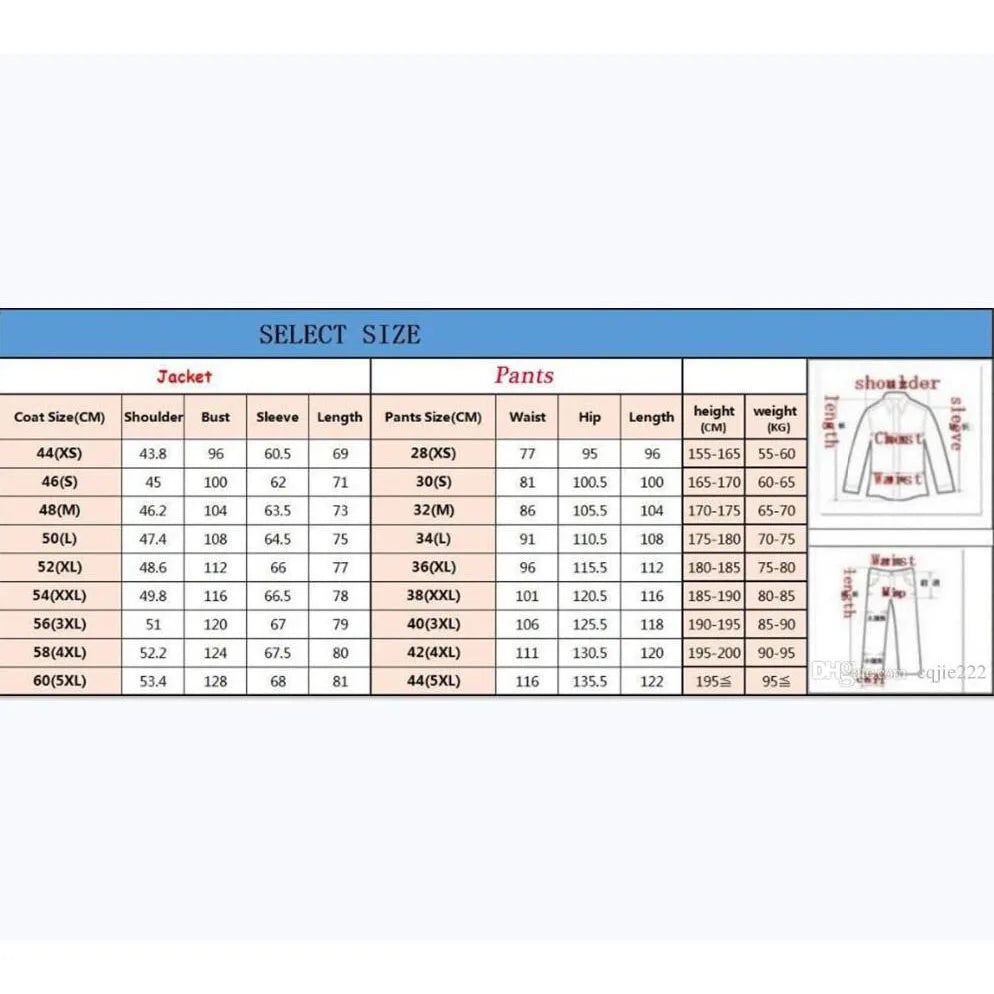 White Wedding Men'S Suits Masculino