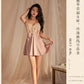 Midnight Lace Backless Nightdress