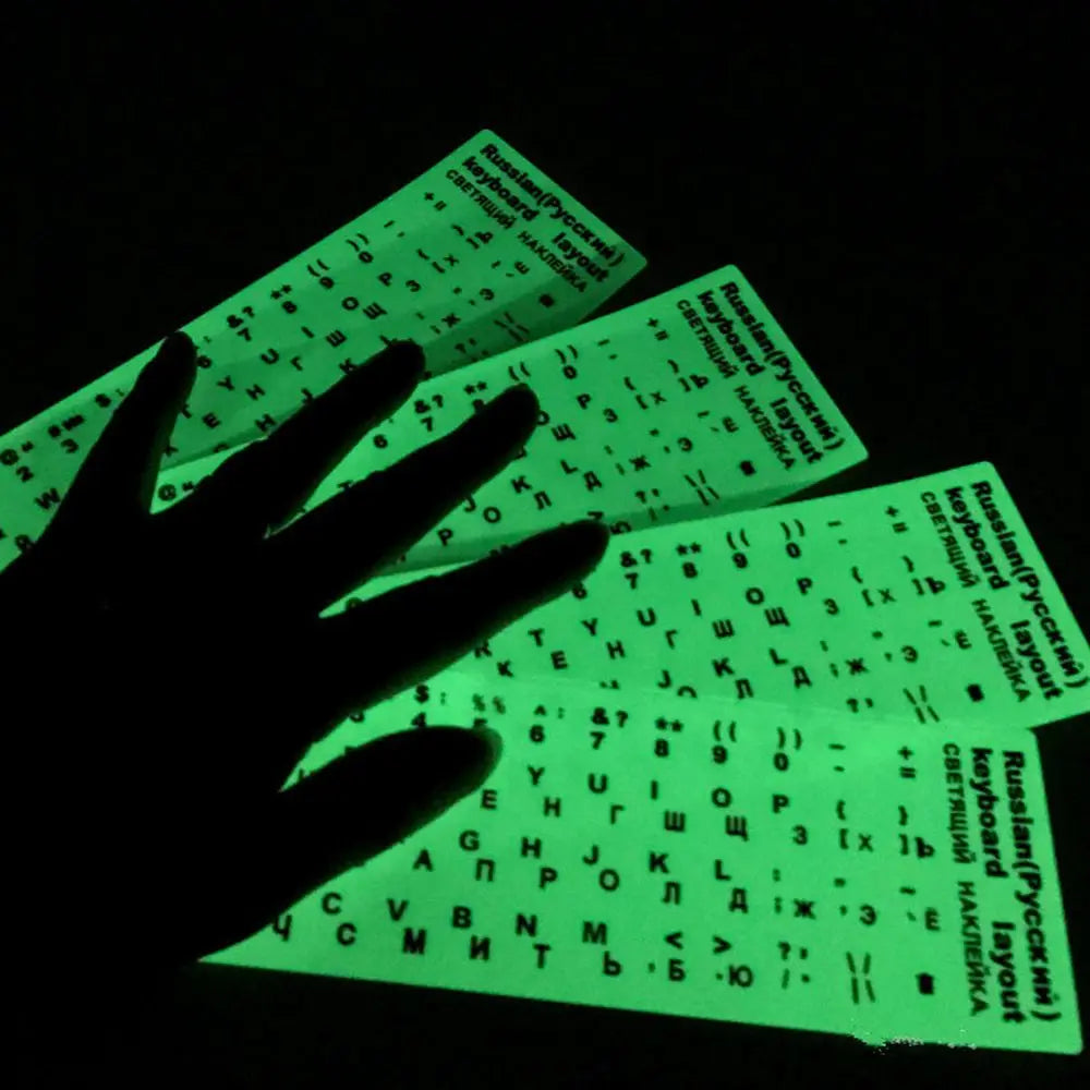 "Laptop Keyboard Sticker Protective Film - Multi-Language"