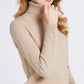 Women’s Velvet‑Lined Thick Turtleneck Sweater