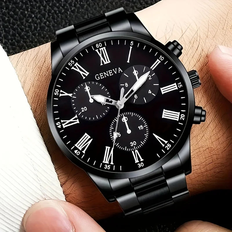 The RUNERR 4-Piece Fashion & Sports Quartz Watch Set