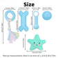 5-pack pet toys plush dog