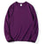 Women Leisure Cotton Long‑Sleeve Round‑Neck Top