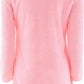 Women Warm Solid‑Color O‑Neck Loose Knit Sweater