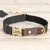 Free Custom PU Leather Dog Collar Engraved Dog Collars Adjustable Pet Buckle ID Necklace Durable for Small Medium Large Dogs Pug