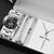 The DEYROS 5PCS Set: Fashion Men's Calendar Quartz Watch, Necklace, and Bracelet
