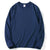 Women Leisure Cotton Long‑Sleeve Round‑Neck Top