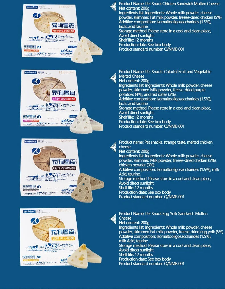Pet Freeze-dried Food High Calcium Cheese