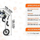 SucceBuy 2 Wheels Dog Wheelchair for Back Legs Pet Wheelchair Dog Cart/Wheelchair for Disabled Paralysis Hind Limb Weak Pet