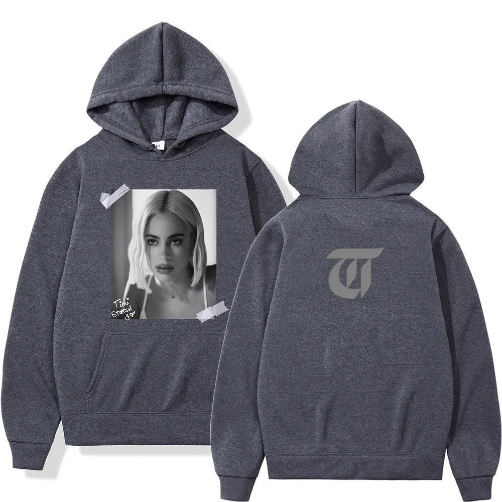 Singer Tini Stoessel Album Vintage Graphic Hoodie