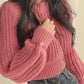 Women’s Loose Vintage Harajuku Lantern Sleeve Sweater