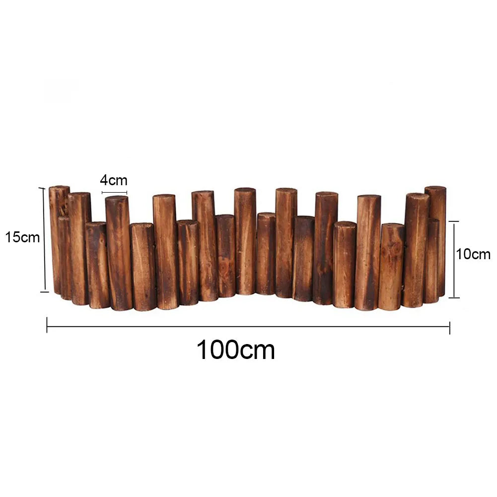 Fence Decor Wood Fence Anti-Corrosion Log