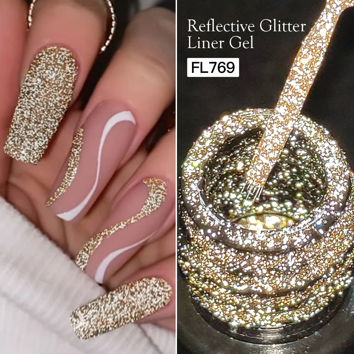 FOUR LILY 5ml Reflective Glitter Liner Gel