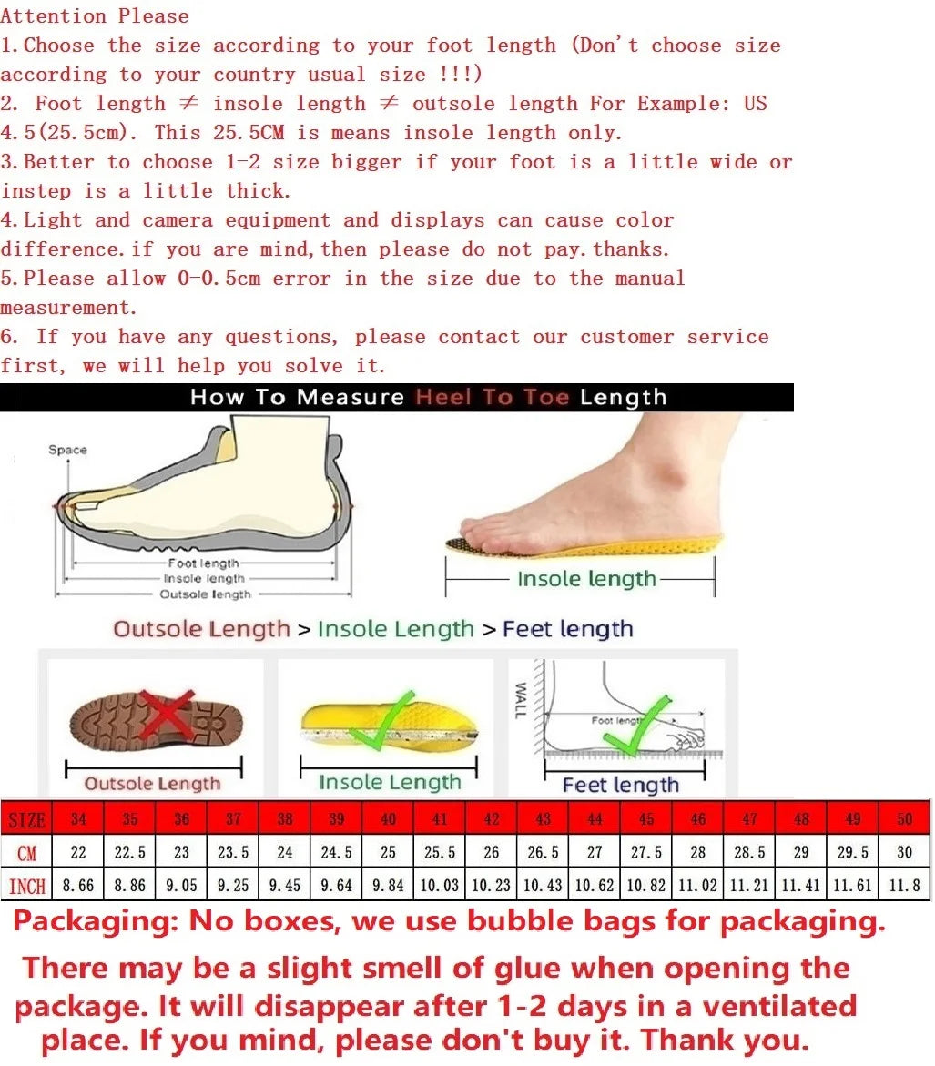 Sneakers For Men Fashion Outsole