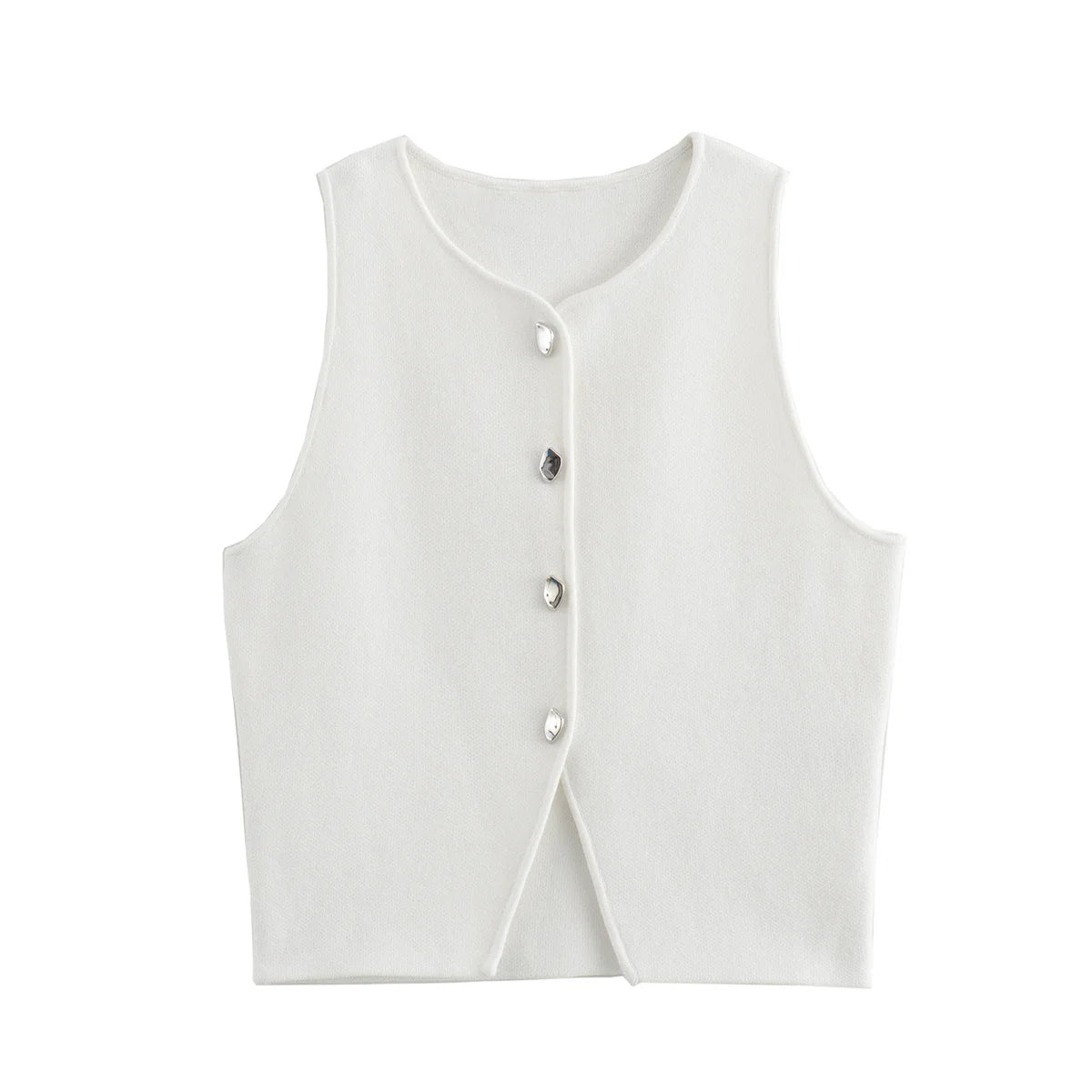 Chic Knit Sleeveless Vest Top