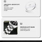 The DEYROS 5PCS Set: Fashion Men's Calendar Quartz Watch, Necklace, and Bracelet