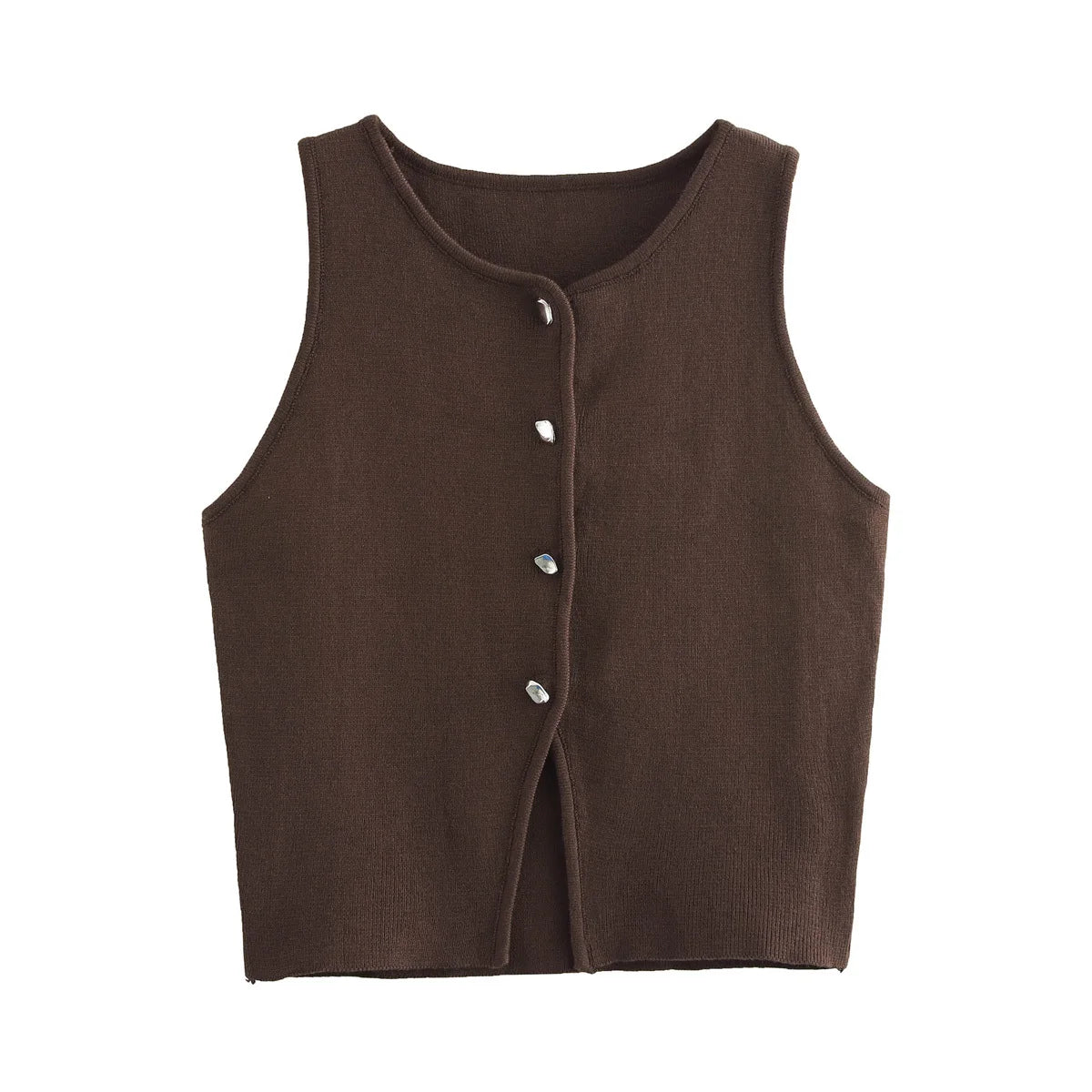 Chic Knit Sleeveless Vest Top
