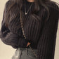 Women’s Loose Vintage Harajuku Lantern Sleeve Sweater