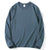 Women Leisure Cotton Long‑Sleeve Round‑Neck Top