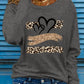 Women’s Cotton Printed Long‑Sleeve Top