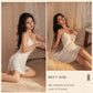Midnight Lace Backless Nightdress