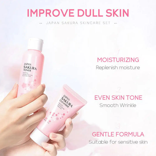 Sakura 6-Piece Travel Skin Care Set