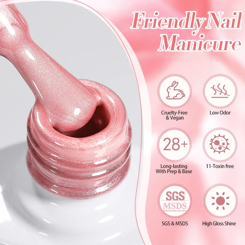 "Moonlight Cat Eye" Gel Manicure