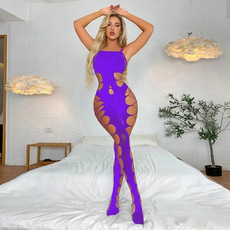 Midnight Allure Sheer Bodysuit
