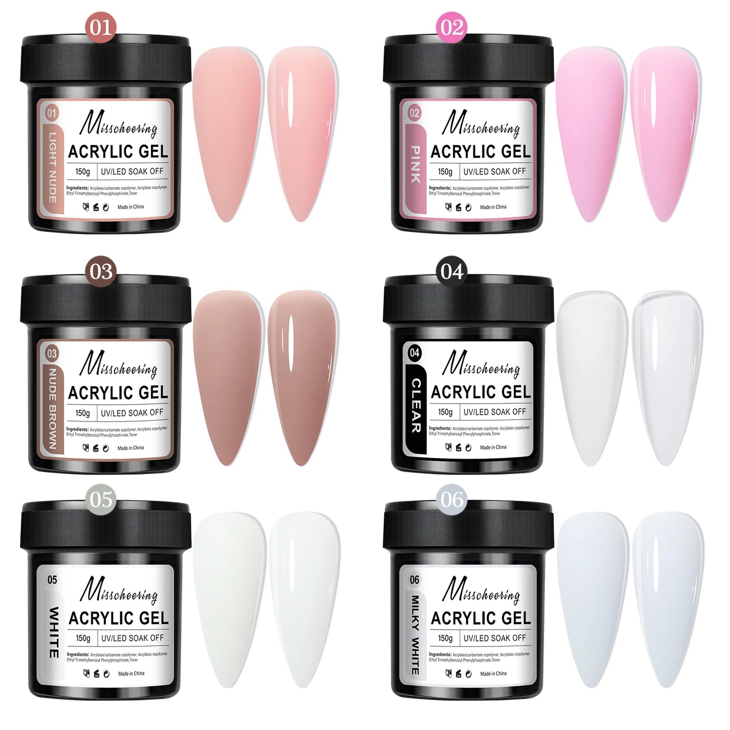Misscheering 150ml Poly Builder Nail Extension Gel