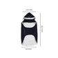 9 Sizes Dog Raincoat Small Medium Large Dogs Waterproof Hooded Jacket Rain Clothes with Reflective Stripe Outdoor Accessories