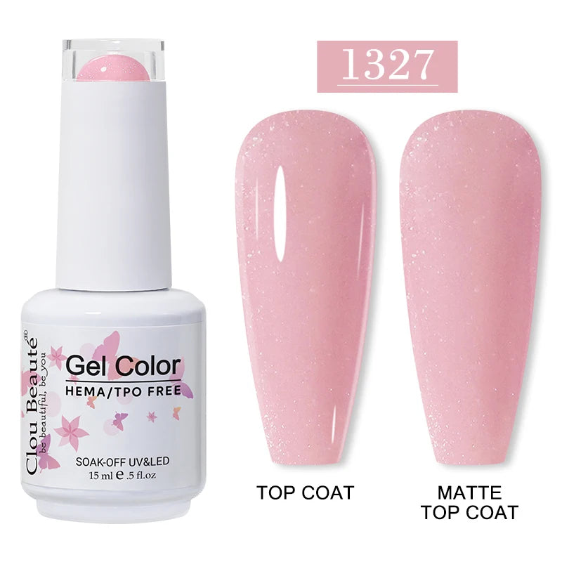 Clou Beaute 15ml HEMA/TPO-Free UV Gel Polish (Classic Red Collection)