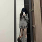 Y2K Gray V‑Neck Sweater