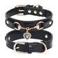 Shiny Rhinestone Pet Collar Love Jewelry Dog Collar Comfortable Leather Dog Adjustable Collar