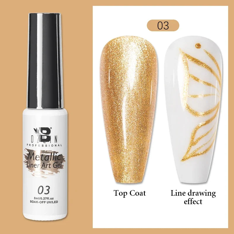 The Ultimate Chrome Mirror Liner Gel