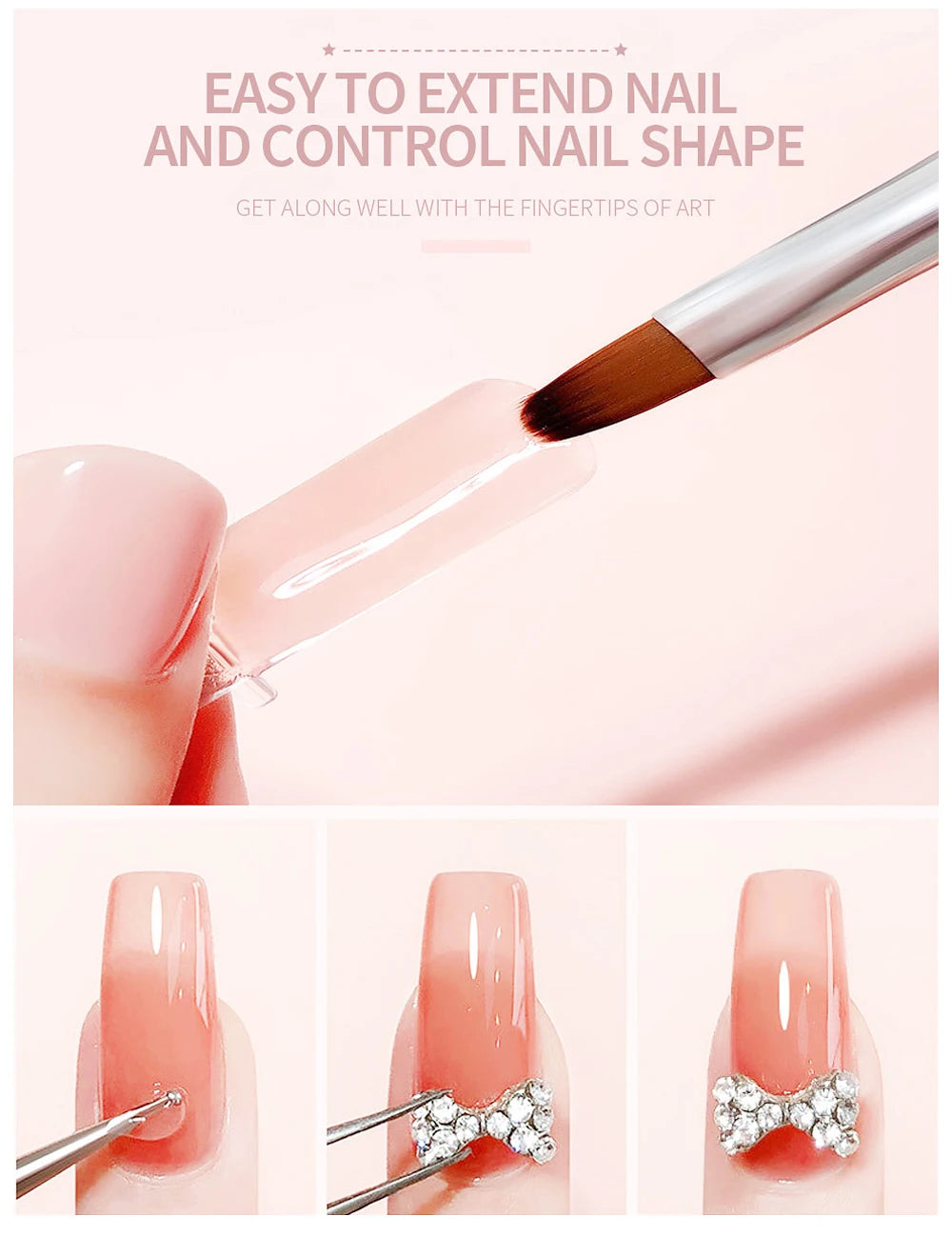 PUENTE Hema-Free 30ML Poly Nail Gel Set (5 Pcs)