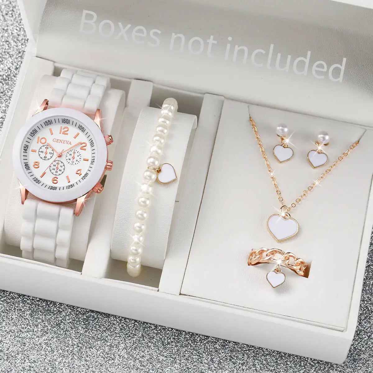 Casual Chic Watch & Jewelry Stack