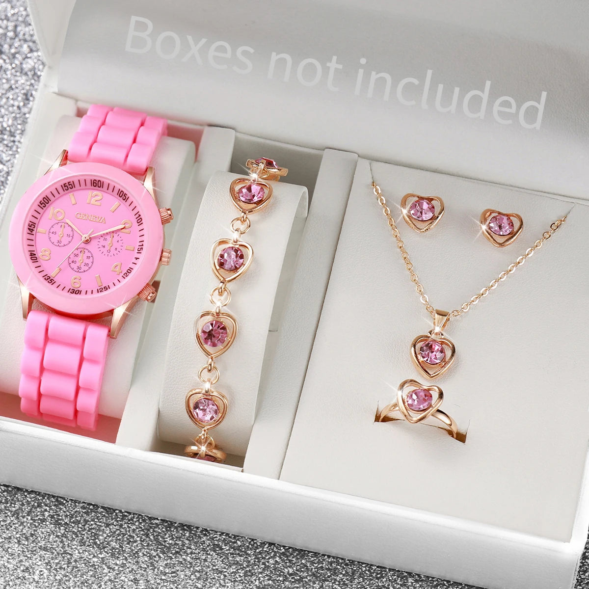 Casual Chic Watch & Jewelry Stack