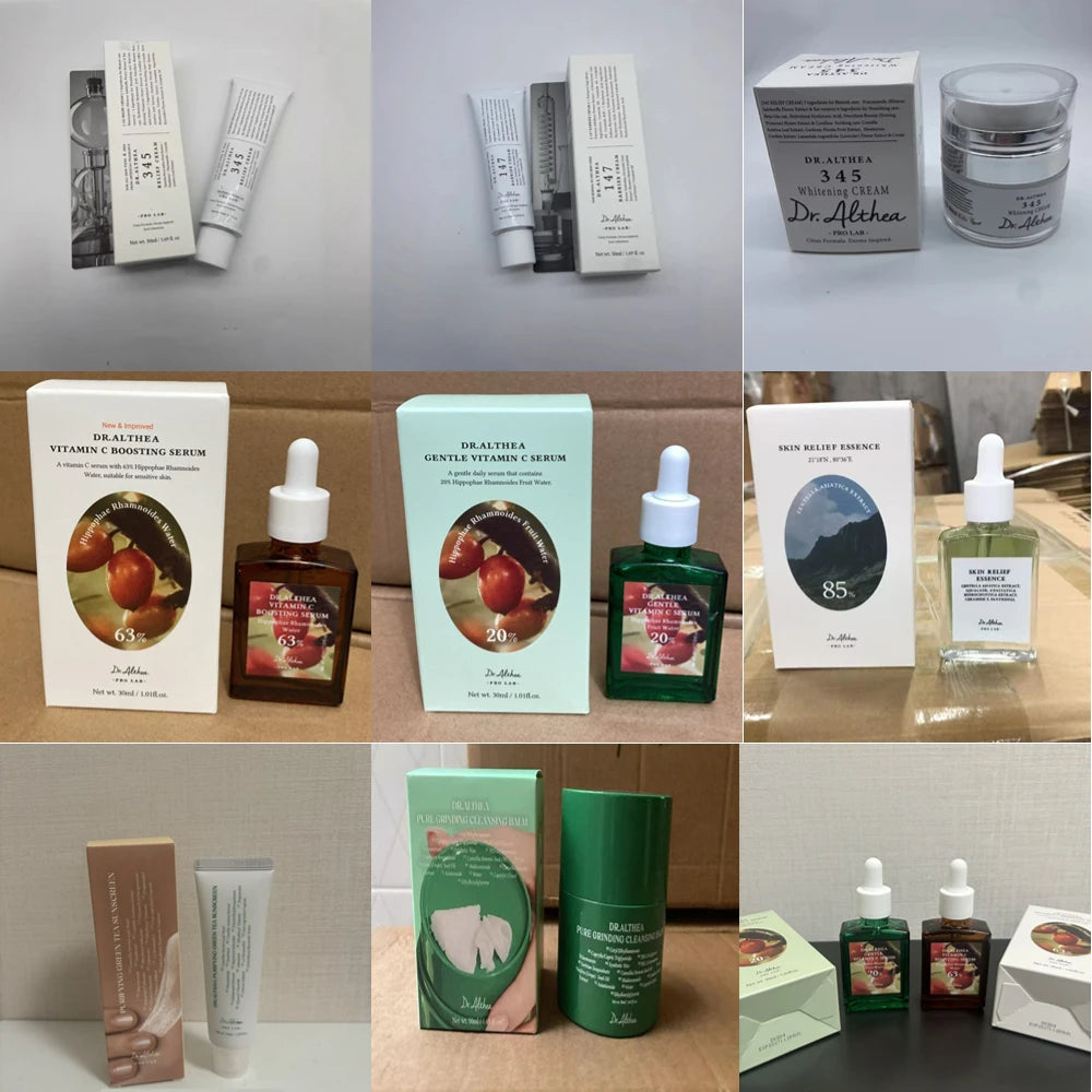 Korean Dr. 345 Antioxidant Relief Cream Gentle Vitamin C Serum Calming Moisturizer Cleansing Balm Soothing Hydrating Skin Care