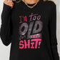 Women’s Cotton Printed Long‑Sleeve Top