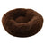 Winter Round Plush Dog Beds Washable Plush Fluffy Pet Cushion Dog Cat Bed Mat Portable Pet Kennel Puppy Pad