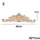 Decorative Wood Appliques and Onlays Natural