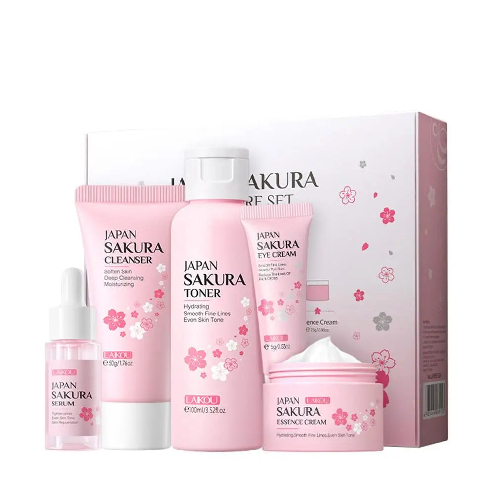 Sakura 6-Piece Travel Skin Care Set