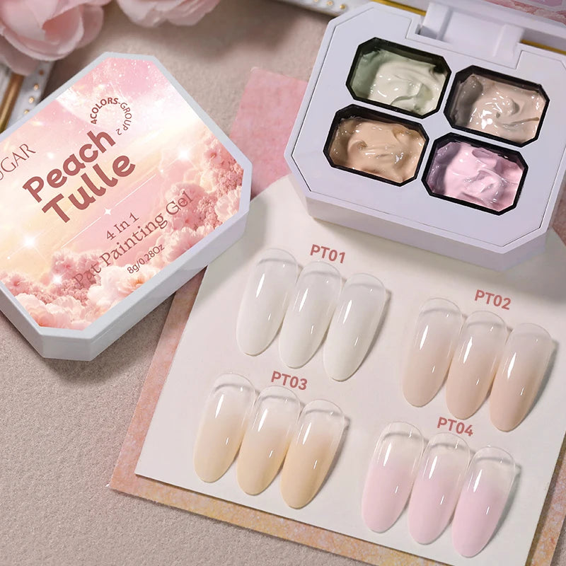 UR SUGAR 9-Color Pat Painting Gel Palette