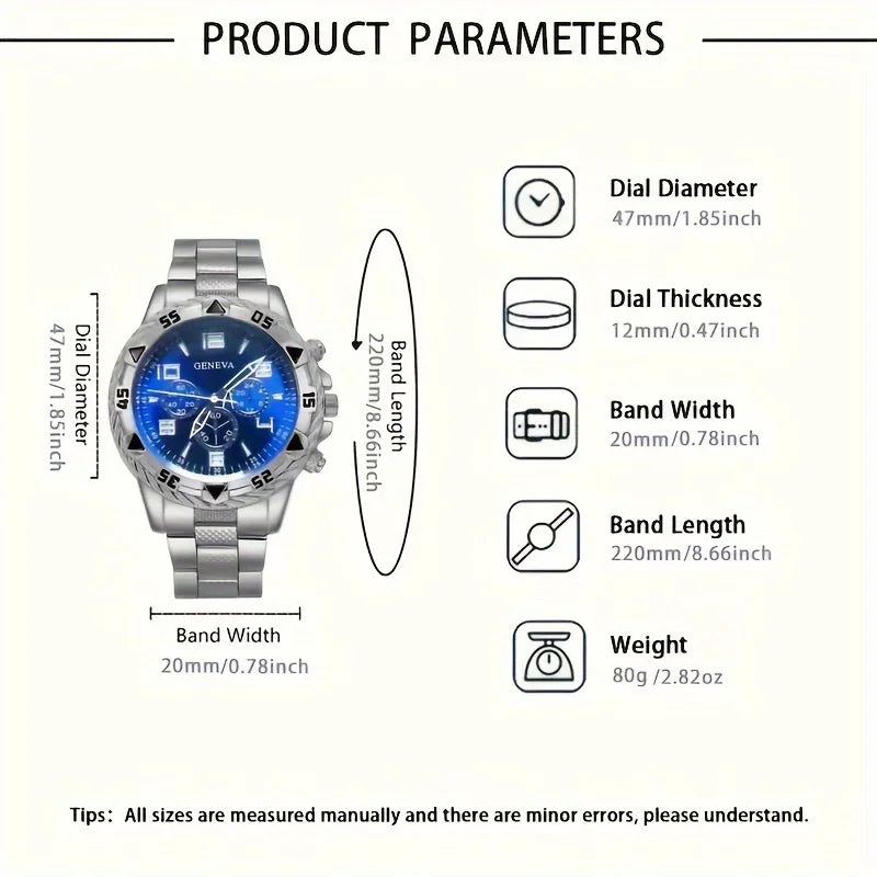 The RUNERR 4-Piece Fashion & Sports Quartz Watch Set