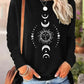 Women’s Cotton Printed Long‑Sleeve Top