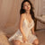 Midnight Lace Backless Nightdress