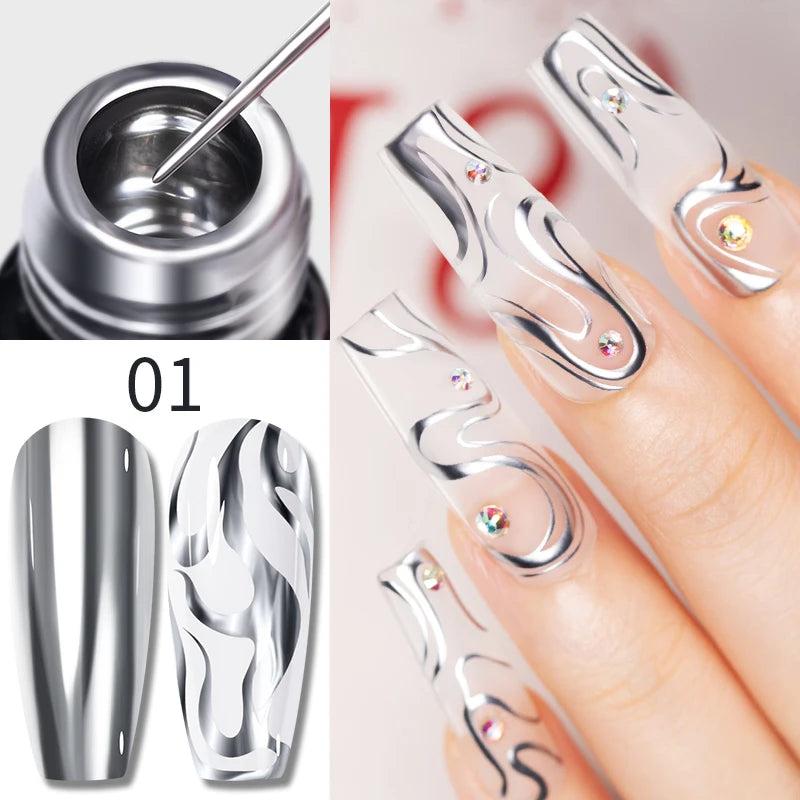 The Ultimate Chrome Mirror Liner Gel